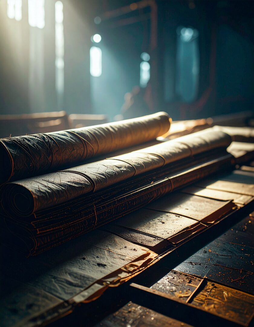 Chinesisches, handgeschöpftes Papier – Detail