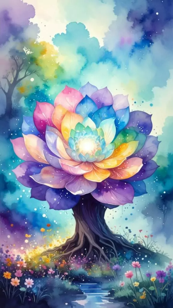 Traditionelles Papier & Pigmentauftrag