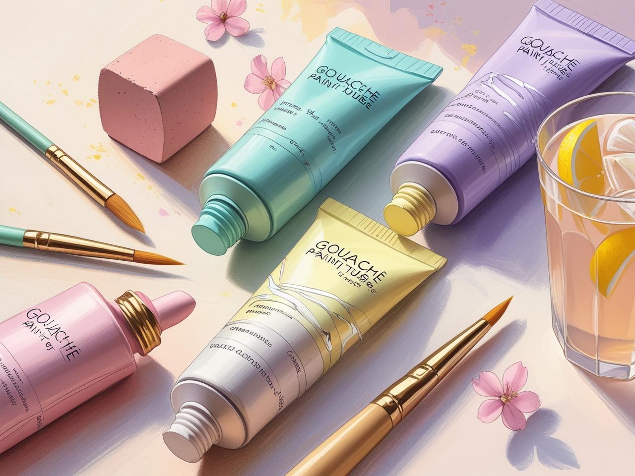 Gouache – Nass und deckend kombiniert